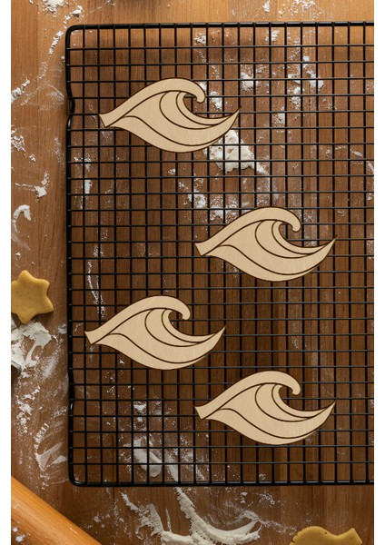 Sörf Dalgası Kurabiye Kalıbı, Hamur Şekillendirici, Bisküvi Kalıbı, Kolay Kesim Ucu fiyatları