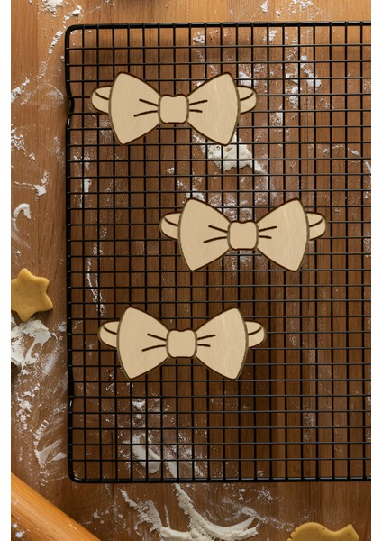 Bebek Papyonu Kurabiye Kalıbı, Hamur Şekillendirici, Bisküvi Kalıbı, Kolay Kesim Ucu fiyatları