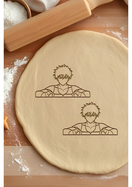 Anime Kurabiye Kalıbı, Hamur Şekillendirici, Bisküvi Kalıbı, Kolay Kesim Ucu