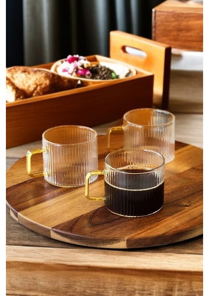 6'lı 150 ml Cam Bardak Seti, Çay Kahve Espresso Için Şık ve Kullanışlı Ürün fiyatları