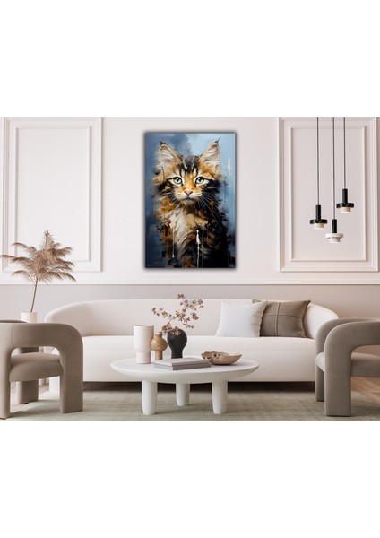 Dekoratif Kedi Temalı Kanvas Tablo fırsatları