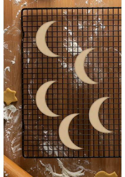 Ay Kurabiye Kalıbı, Hamur Şekillendirici, Bisküvi Kalıbı, Kolay Kesim Ucu fiyatları