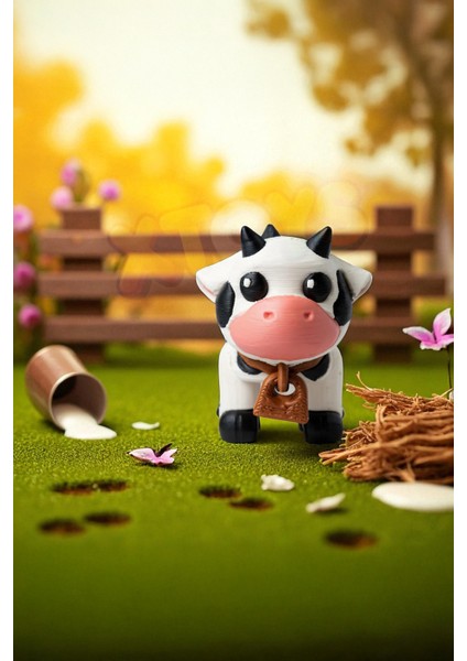 Moomoo Sevimli İnek Anahtarlık, Çanta Charmı ve Aksesuarı, Sevgiliye Hediye Hareketli Oyuncak indirimleri