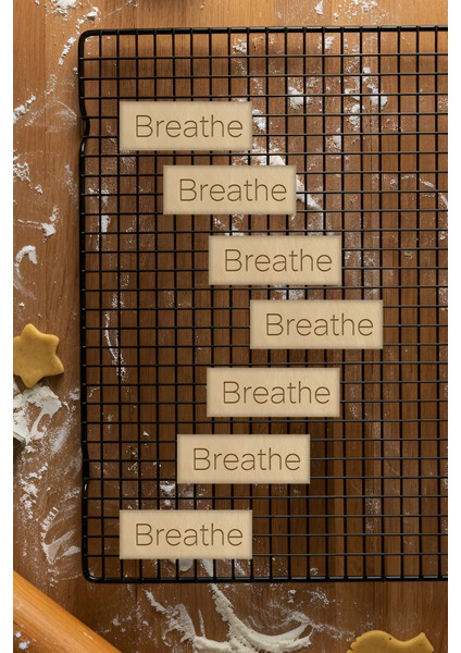 Breathe Kurabiye Kalıbı, Hamur Şekillendirici, Bisküvi Kalıbı, Kolay Kesim Ucu
