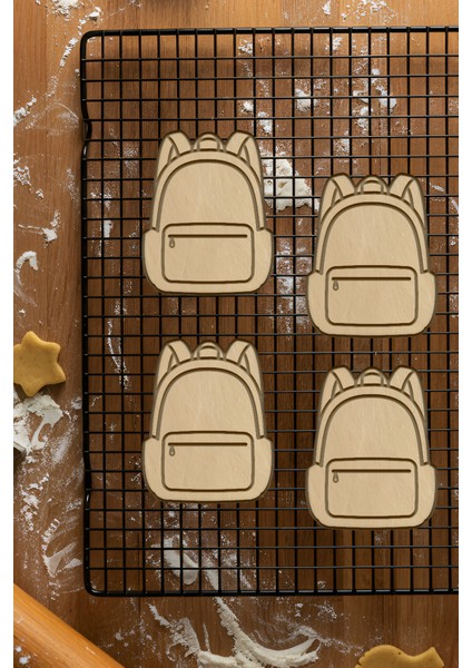 Çanta Kurabiye Kalıbı, Hamur Şekillendirici, Bisküvi Kalıbı, Kolay Kesim Ucu