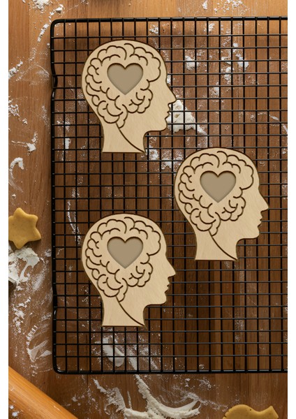 Duygularıyla Düşünen Kurabiye Kalıbı, Hamur Şekillendirici, Bisküvi Kalıbı, Kolay Kesim Ucu fiyatları