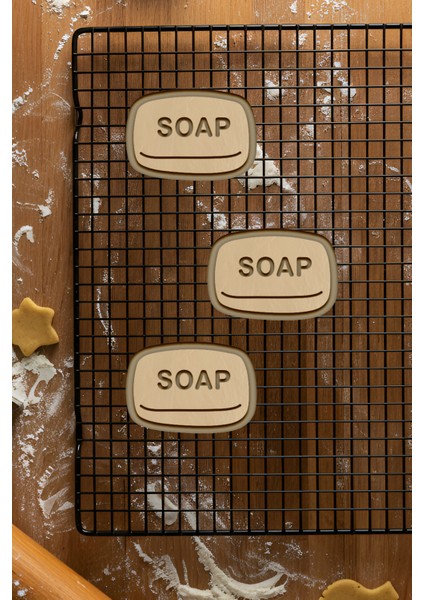 Sabun Kurabiye Kalıbı, Hamur Şekillendirici, Bisküvi Kalıbı, Kolay Kesim Ucu fiyatları