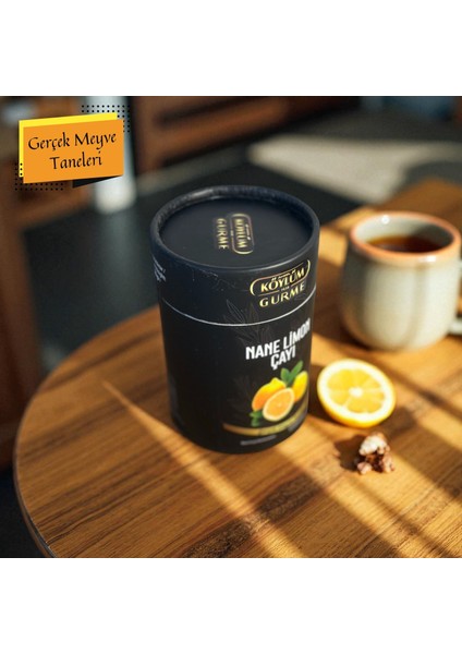 Amasya Nane Limon Çayı 250 gr – Bitki Çayı, Gerçek Meyve Taneli Silindir Kutu fiyatları