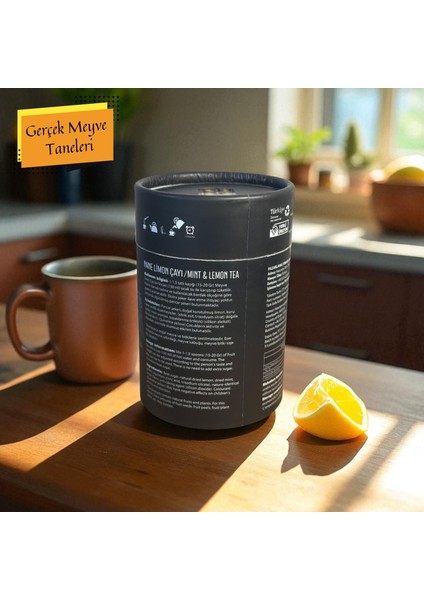 Amasya Nane Limon Çayı 250 gr – Bitki Çayı, Gerçek Meyve Taneli Silindir Kutu modelleri
