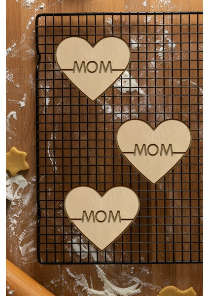 Anne Kalbi Kurabiye Kalıbı, Hamur Şekillendirici, Bisküvi Kalıbı, Kolay Kesim Ucu fiyatları