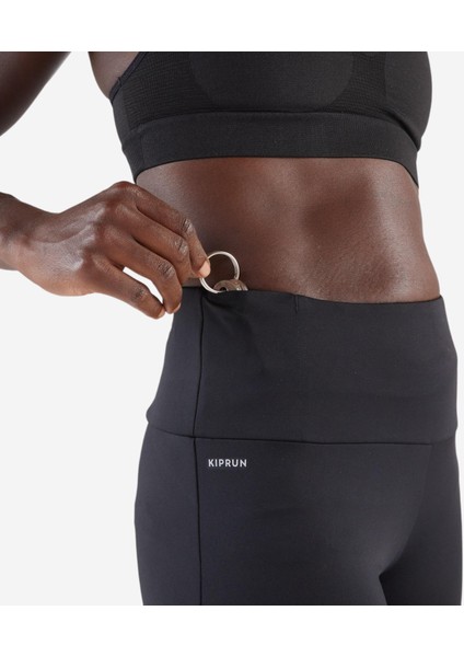 Kiprun Kadın Bisiklet ve Koşu Şortu - Siyah - Kiprun Run 500 Confort fırsatları