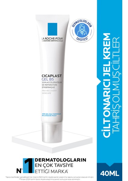 Cicaplast Gel B5 Cilt Onarıcı Jel Krem 40 ml Hassas ve Tahriş Olmuş Ciltler İçin fiyatları