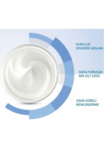 Yoğun Nemlendirici Krem - 3 Temel Seramid ve Hyalüronik Asit ile Zenginleştirilmiş 177 ml