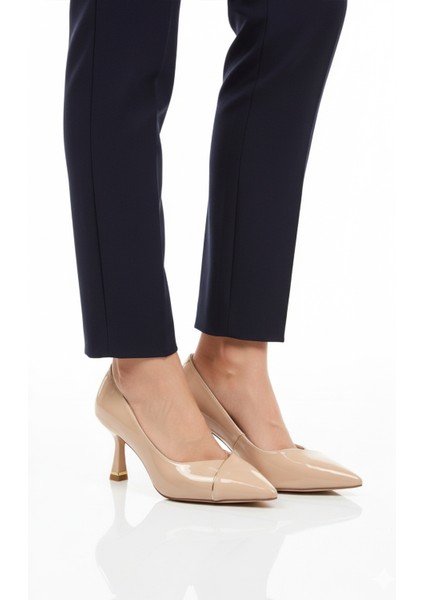 Nude Rugan Hafif Kadın Abiye Ayakkabı 357164 Z modelleri