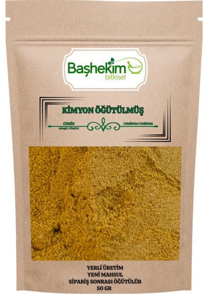 Kimyon Öğütülmüş Toz Sipariş Sonrası Öğütülür Yerli Üretim Yeni Mahsul Gurme Kalite 50 gr