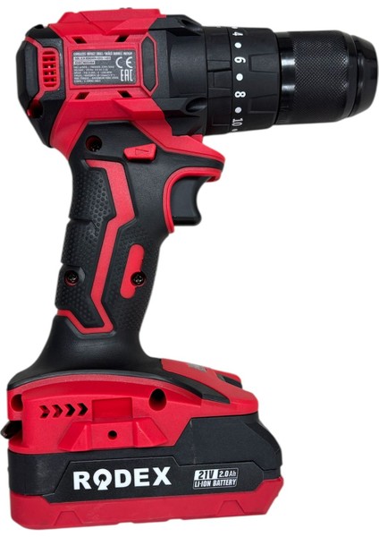 Akülü Darbeli Matkap Kömürsüz Motor 13 Adet Aksesuarlı RDX3404 modelleri