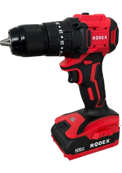 Akülü Darbeli Matkap Kömürsüz Motor 13 Adet Aksesuarlı RDX3404 indirimleri