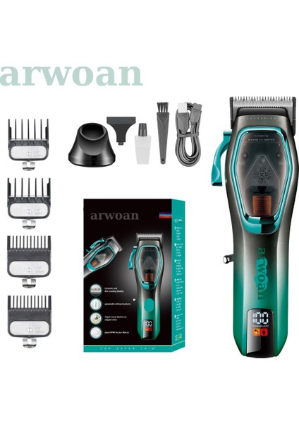 Profesyonel Saç Sakal Kesme Makinesi Berber Kuaförler Için modelleri