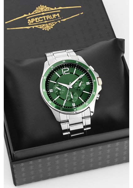 Premium Çelik Kordon Renkli Kadran Erkek Kol Saati Özel Kutusunda