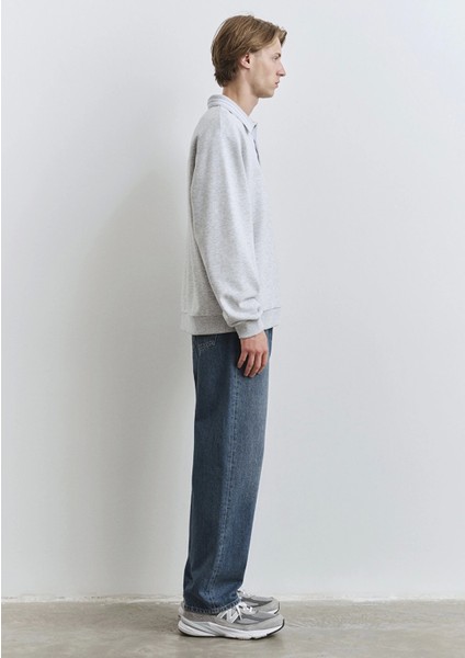 Polo Yaka Gri Sweatshirt 0S10390-82498