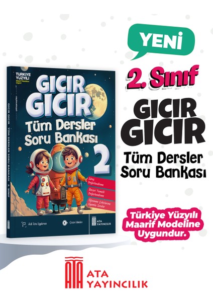 Gıcır Gıcır 2. Sınıf Tüm Dersler Soru Bankası Türkiye Yüzyılı Maarif Modeli Uyumlu