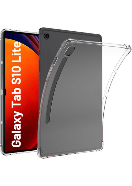 Samsung Galaxy Tab S10 Lite Uyumlu Köşeleri Kalınlaştırılmış Nitro Anti Shock Silikon Kapak