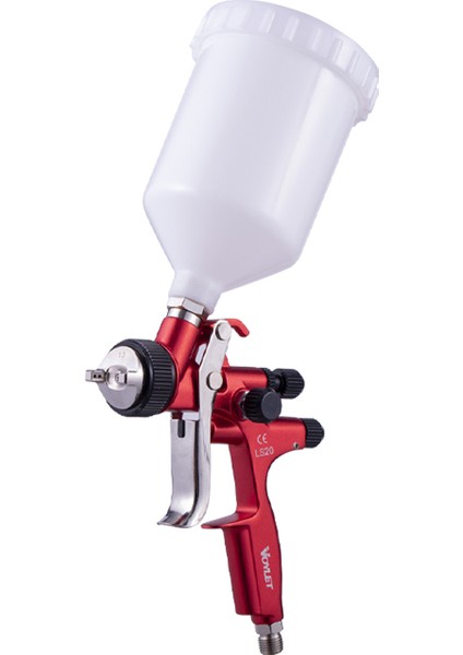 LS20 Üstten Depo Boya Tabancası Kırmızı 1,3 mm fiyatları