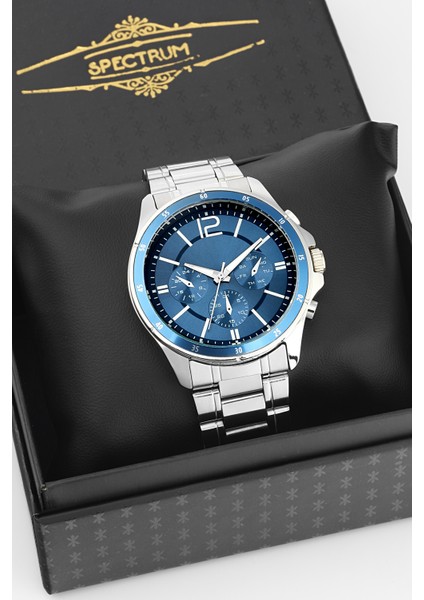 Premium Çelik Kordon Renkli Kadran Erkek Kol Saati Özel Kutusunda