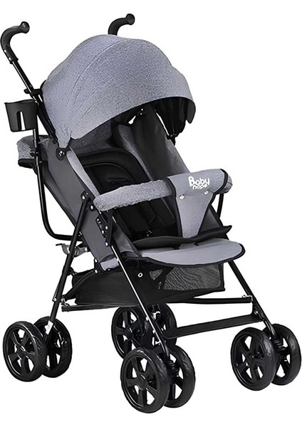 Nessiworld Babyhope Sa-7 Baston Puset Bebek Arabası - Kırçıllı Gri