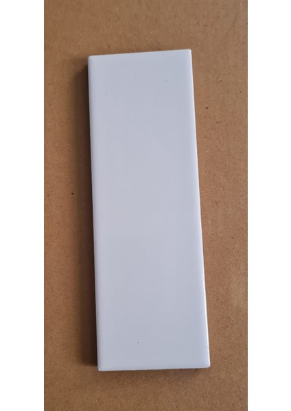 7x21 Cm Düz Beyaz Çini Seramik