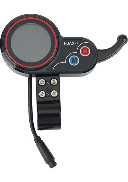 Njax-T Elektrikli Scooter Gösterge Tablosu Metre 36V 48V Elektrikli Scooter Aksesuarları Için Ayarlanabilir 6pin (Yurt Dışından)