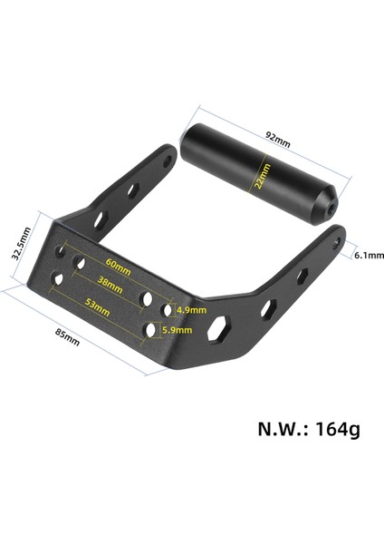 Dualtron Victor Thunder Için Ultra Saplama Çubuğu Arka Braket Tutucu Kit Elektrikli Scooter Modifiye Aksesuarlar Siyah (Yurt Dışından) fiyatları