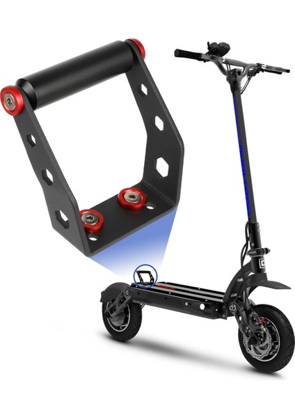 Dualtron Victor Thunder Için Ultra Saplama Çubuğu Arka Braket Tutucu Kit Elektrikli Scooter Modifiye Aksesuarlar Siyah (Yurt Dışından) modelleri