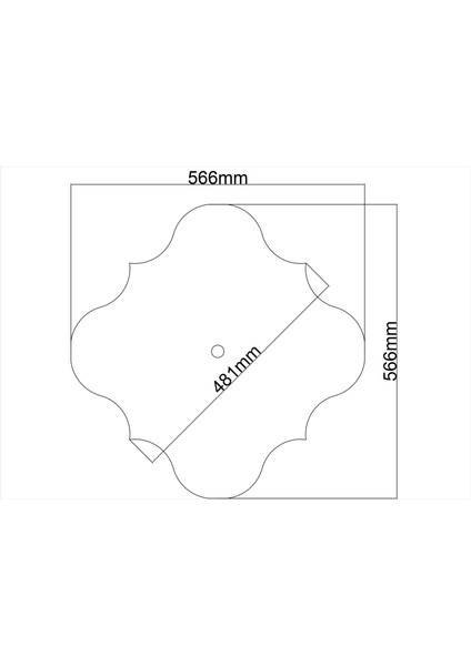 Lamba Tavan Göbeği 54-MODEL-63-56CM-2 Adet fiyatları