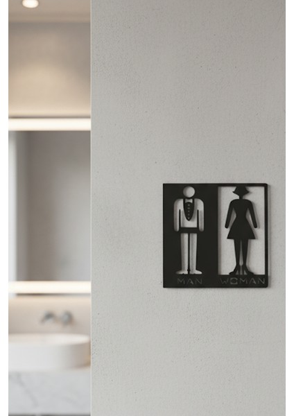 Wc Tabelası, Tuvalet Levhası, Kadın Erkek Tabela, Yönlendirme Levhaları