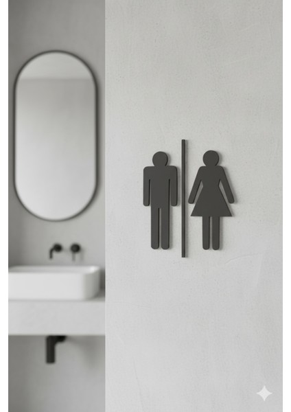 Wc Tabelası, Tuvalet Levhası, Kadın Erkek Tabela, Yönlendirme Levhaları