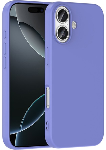 Apple iPhone 17 Uyumlu Lansman Kadife Iç Yüzeyli (Şık Tasarım) Silikon Kapak