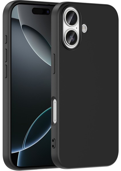 Apple iPhone 17 Uyumlu Lansman Kadife Iç Yüzeyli (Şık Tasarım) Silikon Kapak