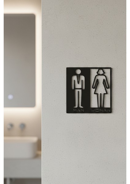 Wc Tabelası, Tuvalet Levhası, Kadın Erkek Tabela, Yönlendirme Levhaları