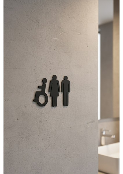 Wc Tabelası, Tuvalet Levhası, Kadın Erkek Tabela, Yönlendirme Levhaları