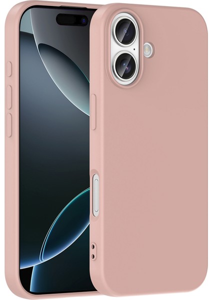 Apple iPhone 17 Uyumlu Lansman Kadife Iç Yüzeyli (Şık Tasarım) Silikon Kapak