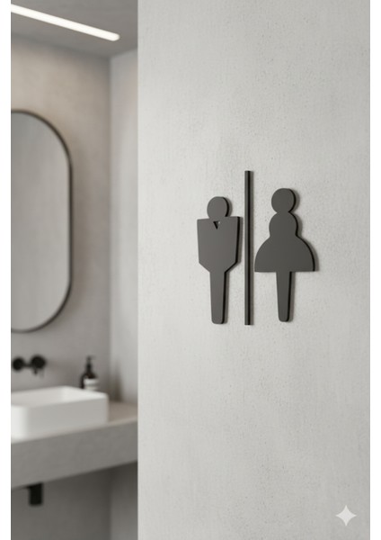 Wc Tabelası, Tuvalet Levhası, Kadın Erkek Tabela, Yönlendirme Levhaları