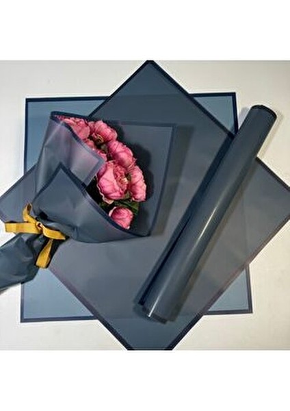 Çiçek Buket Kağıdı Lacivert Çerçeve Lacivert Zemin Mat OPP-55X55CM-20SAYFA indirimleri