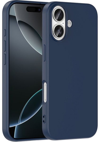 Apple iPhone 17 Uyumlu Lansman Kadife Iç Yüzeyli (Şık Tasarım) Silikon Kapak