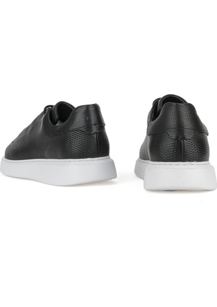 , Erkek Hakiki Deri Sneaker 1531026Z8552 Siyah modelleri