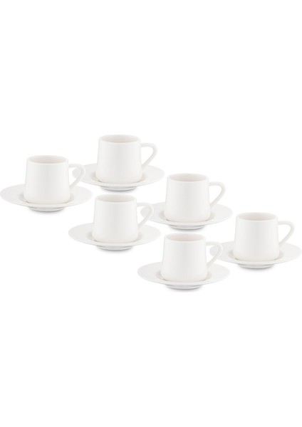 Valetta Beyaz 12 Parça 6 Kişilik Fincan Takımı
