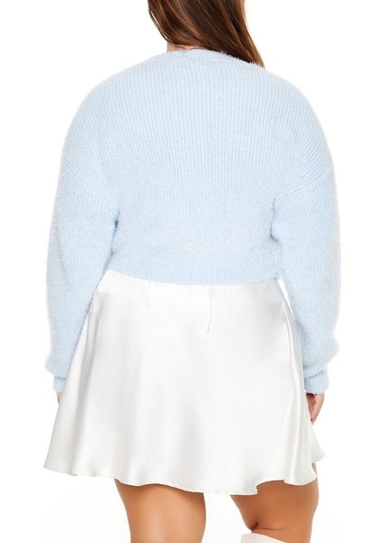 Plus Size Yumuşak Hırka modelleri