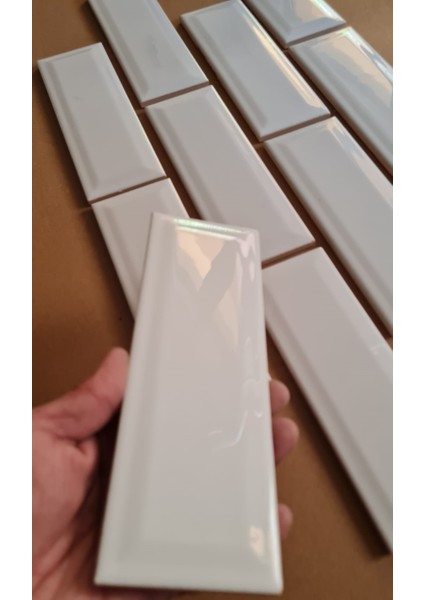 7x21 Cm Metro Beyaz Çini Seramik