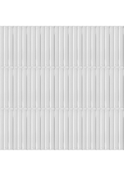 7x21 Cm Bambu Beyaz Çini Seramik