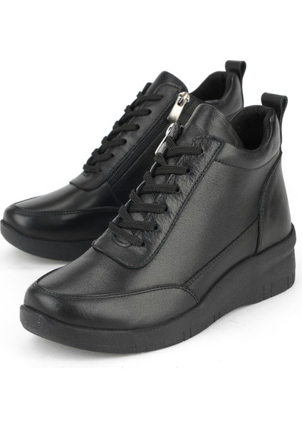 , Kadın Hakiki Deri Bot 153359Z375 Siyah indirimleri
